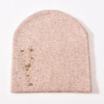 Bonnet d'hiver en tricot pour femme - Rose 6 - Ajustable (du 54 au 59) | La boutique du chapeau