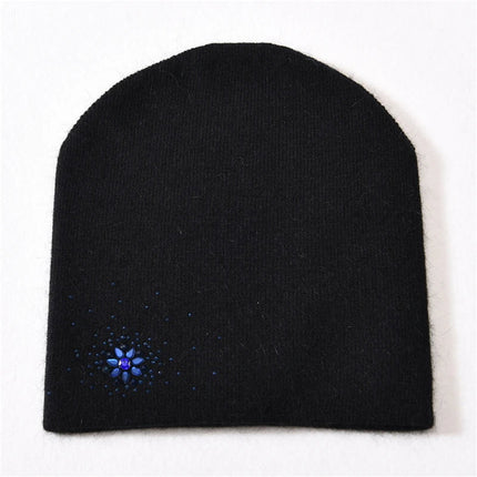 Bonnet d'hiver en tricot pour femme - Noir 3 - Ajustable (du 54 au 59) | La boutique du chapeau