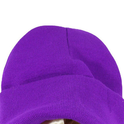 Bonnet d'hiver épais pour homme - Violet foncé - Ajustable (du 54 au 59) | La boutique du chapeau