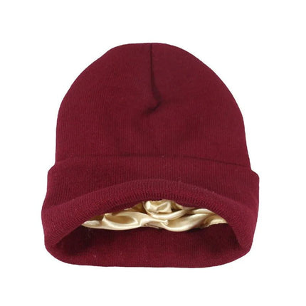 Bonnet d'hiver épais pour homme - Bordeau - Ajustable (du 54 au 59) | La boutique du chapeau