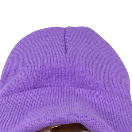 Bonnet d'hiver épais pour homme - Violet foncé - Ajustable (du 54 au 59) | La boutique du chapeau