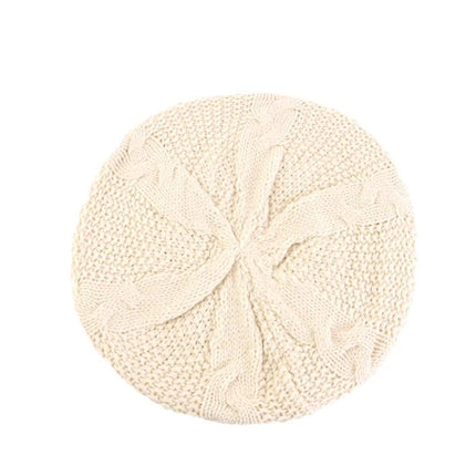 Bonnet d’hiver pour femme en tricot doux et tendance - Beige - Ajustable (du 54 au 59) | La boutique du chapeau