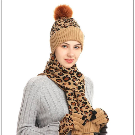 Bonnet écharpe et gants tactiles avec doublure en polaire - Rose - Ajustable (du 54 au 59) | La boutique du chapeau