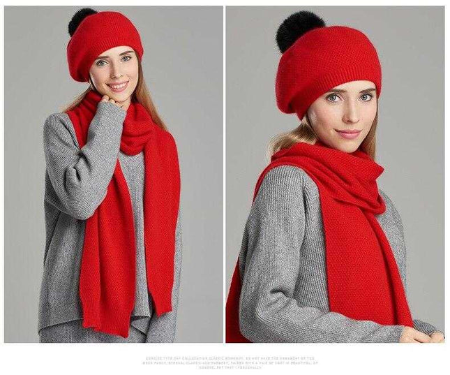 Bonnet écharpe haute qualité Chic Pour Femmes - Bleu - Adulte | La boutique du chapeau