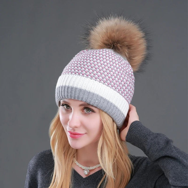 Bonnet en acrylique pour femme : léger et chaud - Marron - Ajustable (du 54 au 59) | La boutique du chapeau