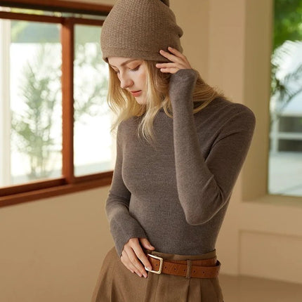Bonnet en cachemire véritable - Rouge - | La boutique du chapeau