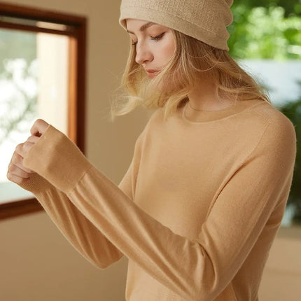 Bonnet en cachemire véritable - Rouge - | La boutique du chapeau