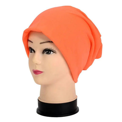 Bonnet en coton unisexe - Orange - Ajustable (du 54 au 59) | La boutique du chapeau