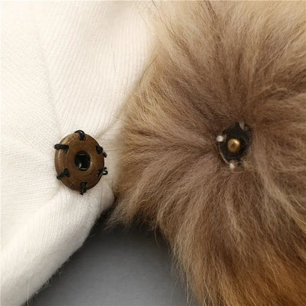 Bonnet en laine avec pompon pour femme : look hivernal tendance - Gris - Ajustable (du 54 au 59) | La boutique du chapeau