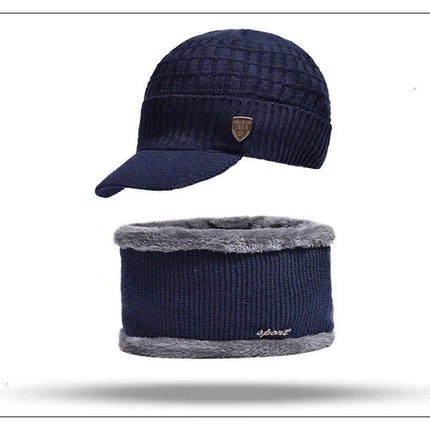 Bonnet en laine avec visière - Casquette seule Grise - Ajustable (du 54 au 59) | La boutique du chapeau