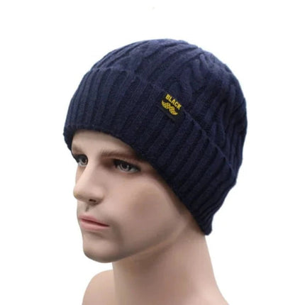 Bonnet en laine pour homme - Bleu - Ajustable (du 54 au 59) | La boutique du chapeau