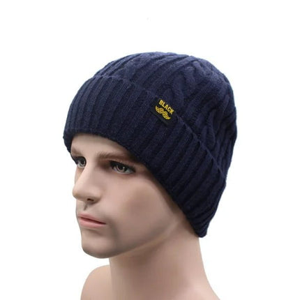 Bonnet en laine pour homme - Bleu - Ajustable (du 54 au 59) | La boutique du chapeau