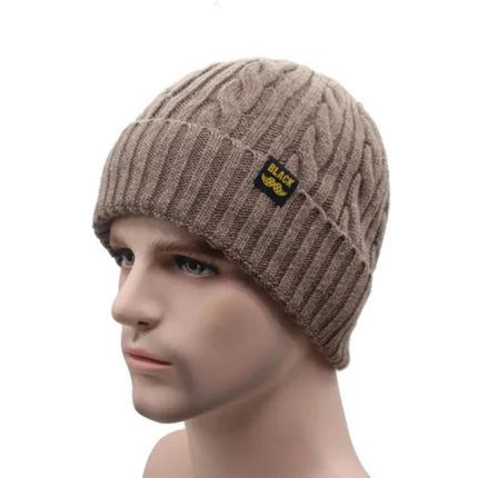 Bonnet en laine pour homme - kaki - Ajustable (du 54 au 59) | La boutique du chapeau
