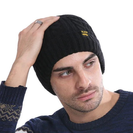 Bonnet en laine pour homme - Bleu - Ajustable (du 54 au 59) | La boutique du chapeau