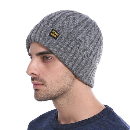 Bonnet en laine pour homme - Bleu - Ajustable (du 54 au 59) | La boutique du chapeau
