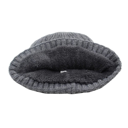 Bonnet en laine pour homme - Gris - Ajustable (du 54 au 59) | La boutique du chapeau