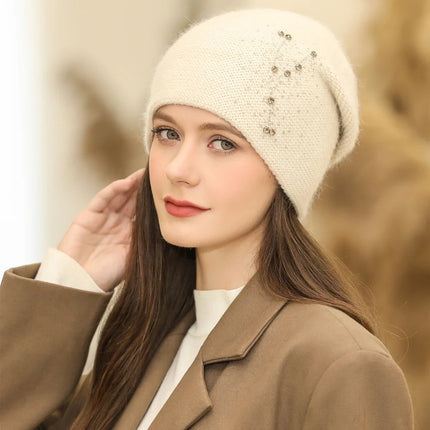 Bonnet en polaire pour femme : protection contre le froid - Bordeau - Ajustable (du 54 au 59) | La boutique du chapeau