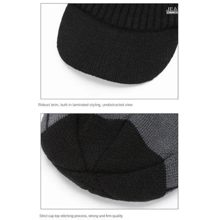 Bonnet épais et chaud - Bleu - Ajustable (du 54 au 59) | La boutique du chapeau