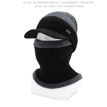 Bonnet épais et chaud - Bleu - Ajustable (du 54 au 59) | La boutique du chapeau