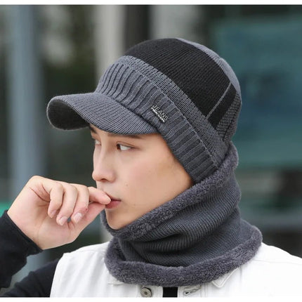 Bonnet épais et chaud - Gris - Ajustable (du 54 au 59) | La boutique du chapeau