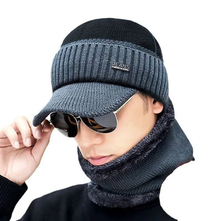 Bonnet épais et chaud - Rouge - Ajustable (du 54 au 59) | La boutique du chapeau