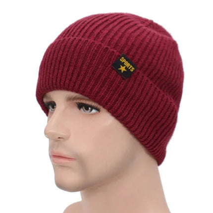 Bonnet et cache - cou en laine pour homme - Bonnet bordeau - Ajustable (du 54 au 59) | La boutique du chapeau
