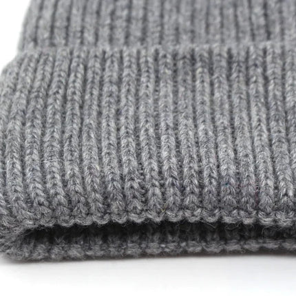 Bonnet et cache - cou en laine pour homme - Bonnet noir - Ajustable (du 54 au 59) | La boutique du chapeau
