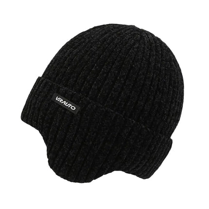 Bonnet et protége cou doublé polaire - Café - Ajustable (du 54 au 59) | La boutique du chapeau
