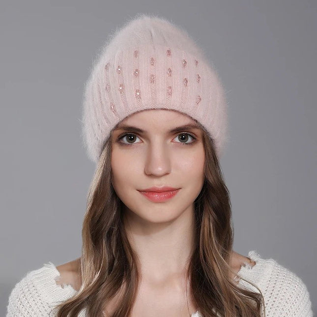 Bonnet femme élégant - Rose - Ajustable (du 54 au 59) | La boutique du chapeau