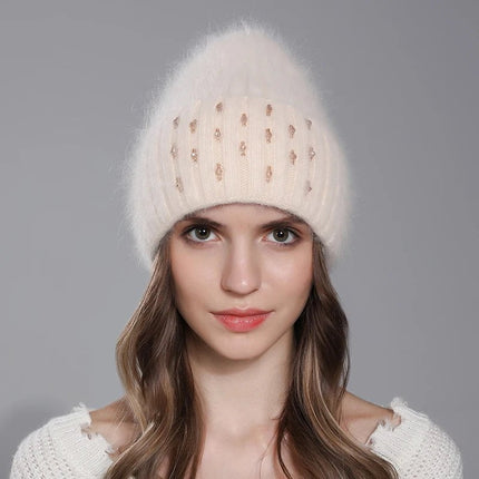 Bonnet femme élégant - Beige - Ajustable (du 54 au 59) | La boutique du chapeau