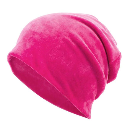 Bonnet femme en velours - Rose - Ajustable (du 54 au 59) | La boutique du chapeau