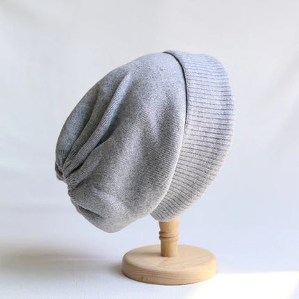 Bonnet femme tendance - Gris - Ajustable (du 54 au 59) | La boutique du chapeau