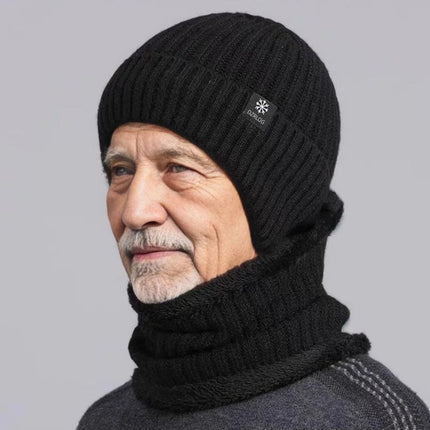 Bonnet homme chaud et épais - Ensemble bleu - Ajustable (du 54 au 59) | La boutique du chapeau
