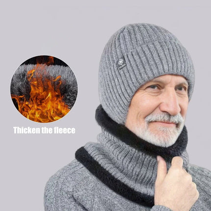 Bonnet homme chaud et épais - Bonnet gris - Ajustable (du 54 au 59) | La boutique du chapeau