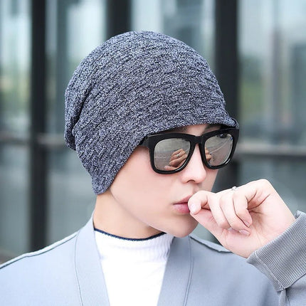 Bonnet homme en coton - Noir - Ajustable (du 54 au 59) | La boutique du chapeau
