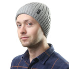 Bonnet homme en coton et laine - Gris - Ajustable (du 54 au 59) | La boutique du chapeau