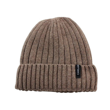 Bonnet homme en coton et laine - Beige - Ajustable (du 54 au 59) | La boutique du chapeau