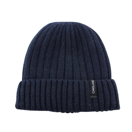 Bonnet homme en coton et laine - Bleu - Ajustable (du 54 au 59) | La boutique du chapeau