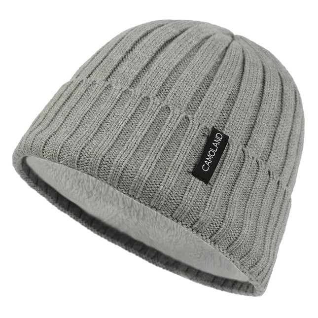 Bonnet homme en coton et laine - Gris - Ajustable (du 54 au 59) | La boutique du chapeau