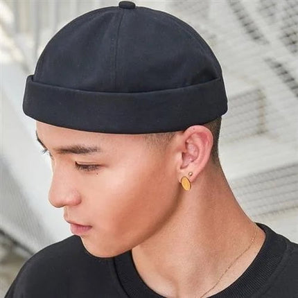 Bonnet homme tendance en coton - Gris foncé - Ajustable (du 54 au 59) | La boutique du chapeau