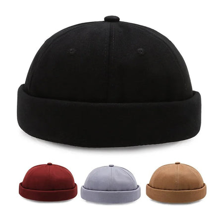 Bonnet homme tendance en coton - Gris foncé - Ajustable (du 54 au 59) | La boutique du chapeau