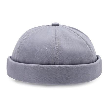 Bonnet homme tendance en coton - Gris - Ajustable (du 54 au 59) | La boutique du chapeau