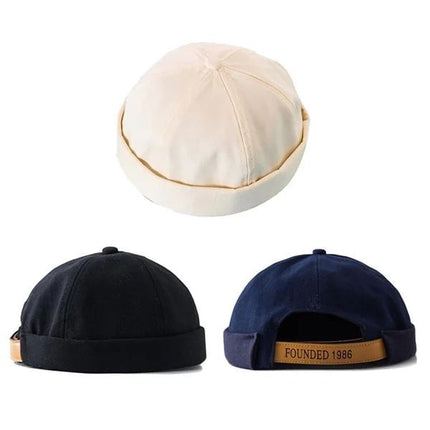 Bonnet homme tendance en coton - Gris foncé - Ajustable (du 54 au 59) | La boutique du chapeau