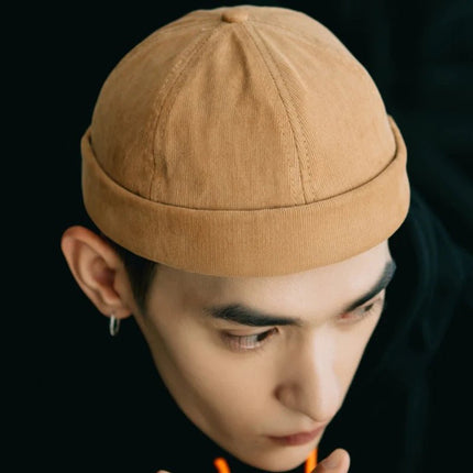 Bonnet homme tendance en coton - Gris foncé - Ajustable (du 54 au 59) | La boutique du chapeau