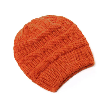Bonnet pour femme automne - hiver - Orange - Ajustable (du 54 au 59) | La boutique du chapeau