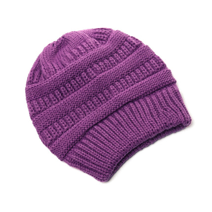 Bonnet pour femme automne - hiver - Violet - Ajustable (du 54 au 59) | La boutique du chapeau