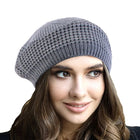 Bonnet pour femme : look cosy et moderne - Gris - Ajustable (du 54 au 59) | La boutique du chapeau