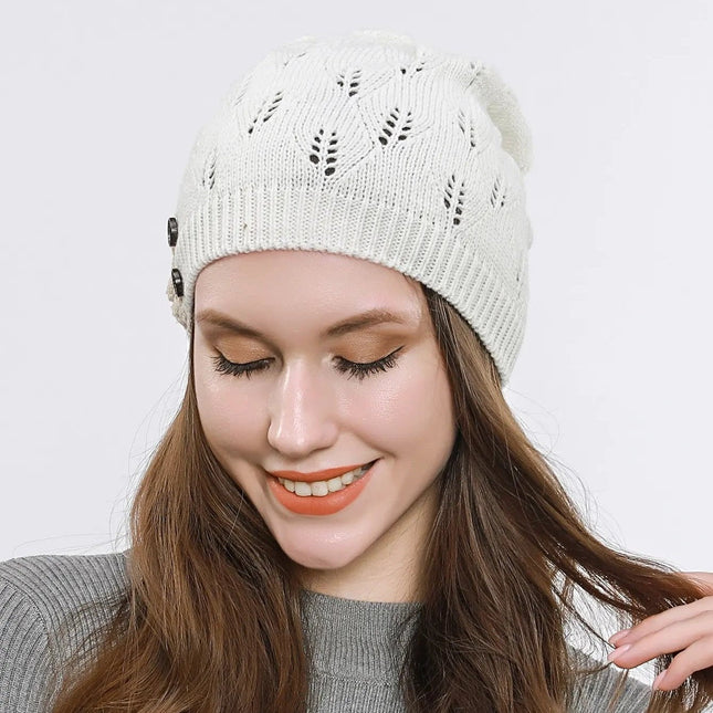 Bonnet pour femme : original et chaleureux - Noir - Ajustable (du 54 au 59) | La boutique du chapeau