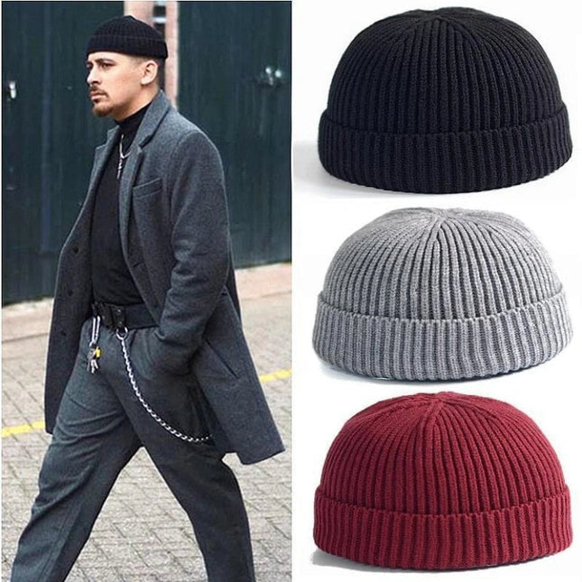 Bonnet pour homme décontracté et chic - Noir - Ajustable (du 54 au 59) | La boutique du chapeau