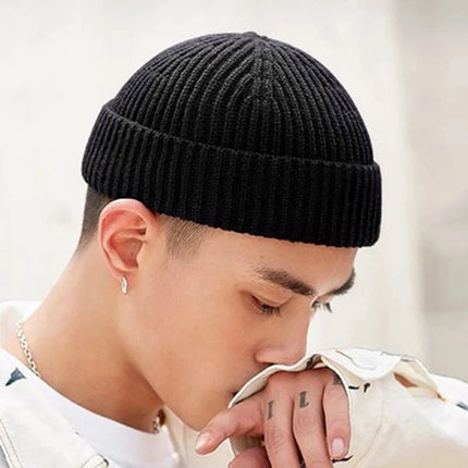 Bonnet pour homme décontracté et chic - Noir - Ajustable (du 54 au 59) | La boutique du chapeau